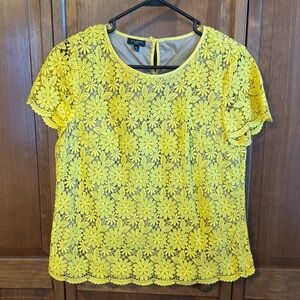 Talbots lace top